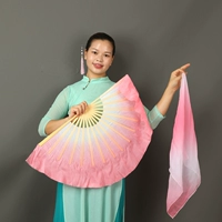 Истинный шелковой вентилятор белый рот не содержит длины шелковой шарфы.