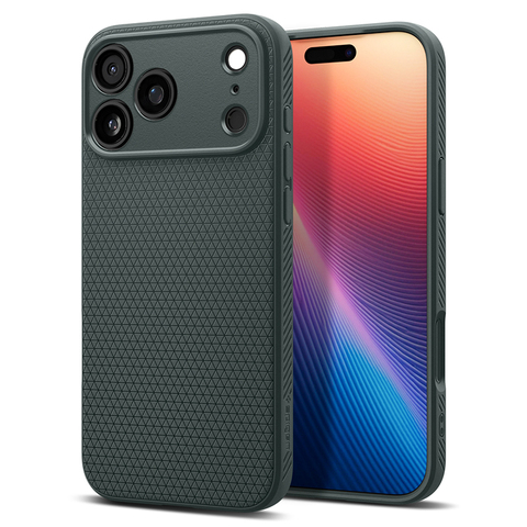 Spigen Geometric Matte Black Textured iPhone Case