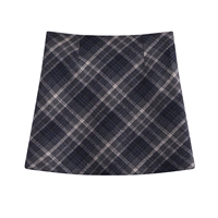 Синяя серая решетка [короткая]