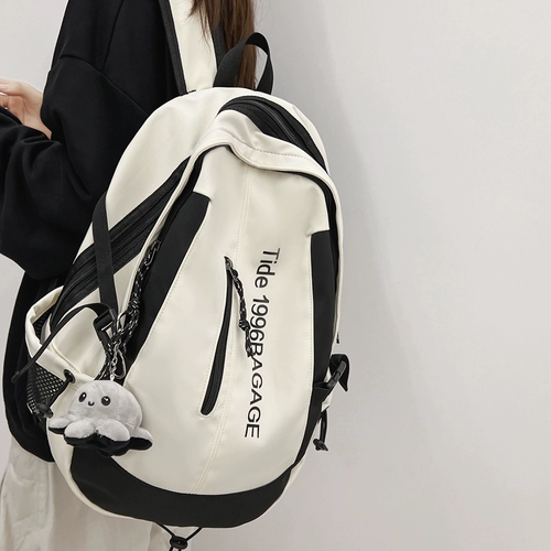 Ранец, вместительный и большой модный трендовый рюкзак для отдыха для путешествий, в корейском стиле, подходит для студента, для средней школы