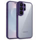 Purple Frame Clear Shockproof Phone Case for Nothing Phone 4a, 4a Pro