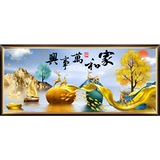 2024 New Light Luxury Cross -Sitch Living Line Line, вышитая домашняя и мастерская атмосфера, оленя, вышивка ручной работы ручной работы