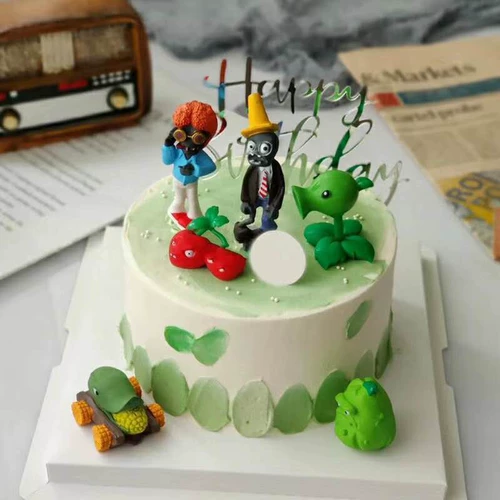 Кукла, растения против зомби для мальчиков, игрушка