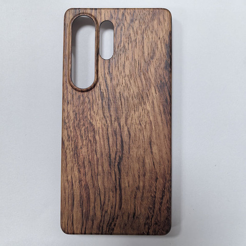 Wood Grain Shockproof Business Samsung Phone Case