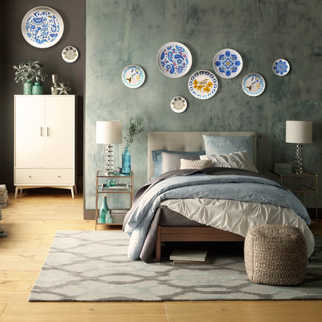 墙面装饰盘陶瓷画框装饰盘子创意挂盘背景墙画壁挂影楼咖啡厅挂件