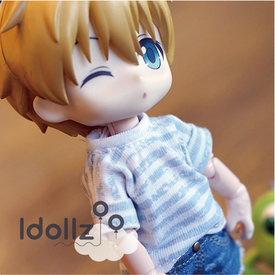 taobao agent Doll with jasmine, retro clothing, T-shirt for eyelashes, clay, children's clothing