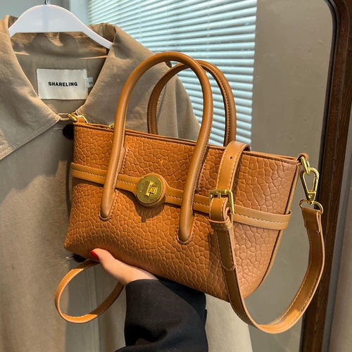 Демисезонная ретро небольшая дизайнерская сумка через плечо, портативная сумка на одно плечо, барсетка, изысканный стиль