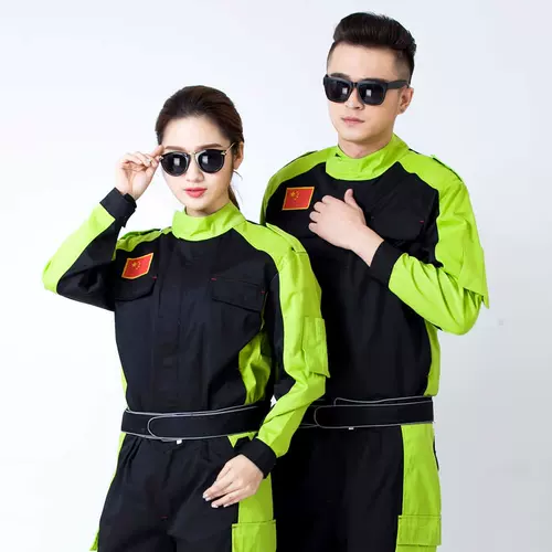 Весна и осенняя длинная -набор для ремонтных рабочих мест, набор одежды для мужчин автомобиль красоты 4S Магазин Магазин Уборщик