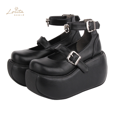 taobao agent 2022 Classic versatile autumn new new product round head thick sole women's shoes puffy cake shoes 560