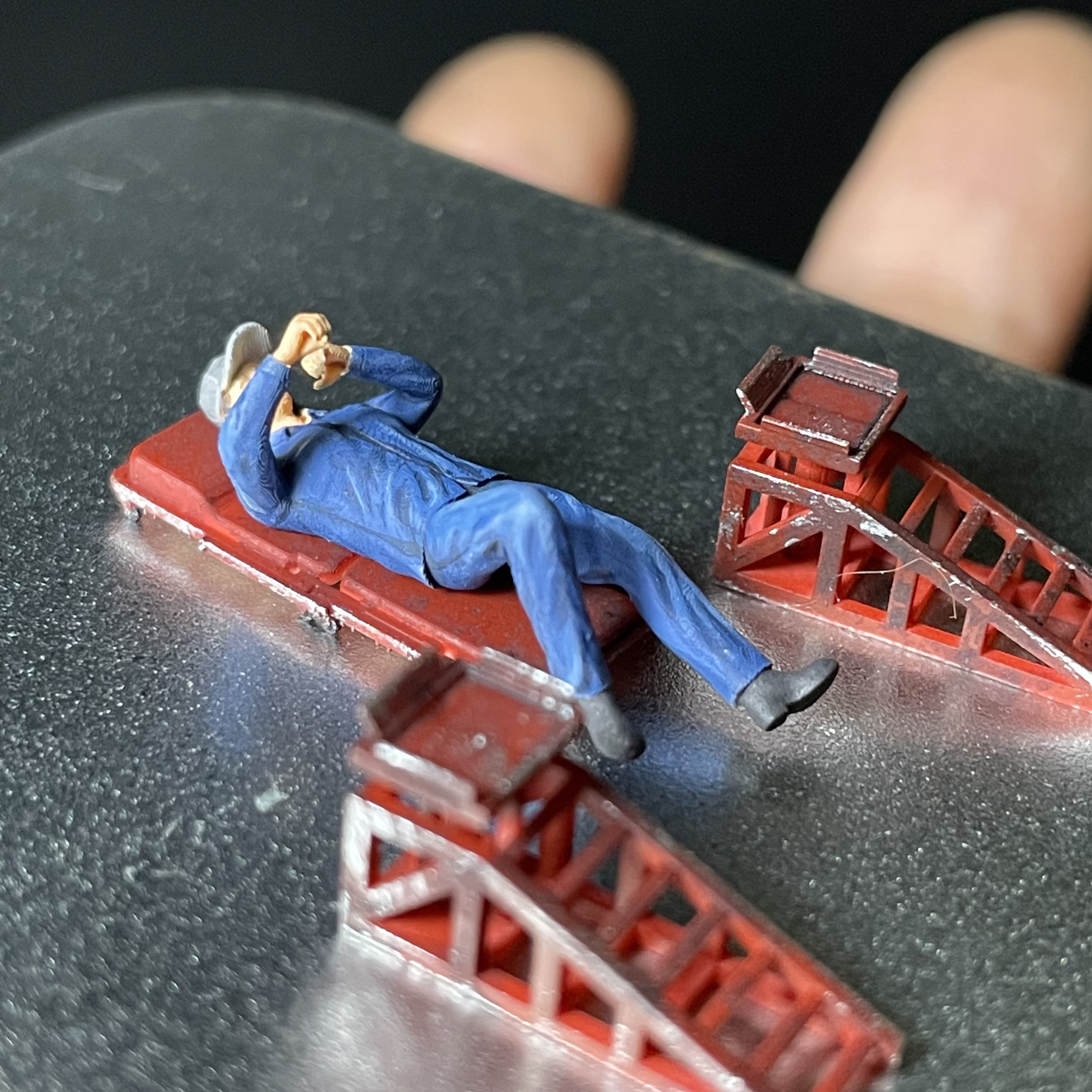 DAGIJIRD 1/64 Scale Model Car Garage Tools Set - 12 Piece Maintenance Tools In Black