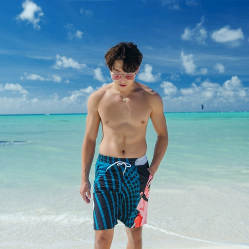 Сексуальный купальник для влюбленных, брендовый раздельный комплект, пляжные штаны для плавания, 4 предмета, по фигуре