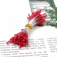 Красное симуляция цветок якуанг (матовая) круглая головка цветочный ядро ​​длиной 2 мм 60 мм около 144 ветви