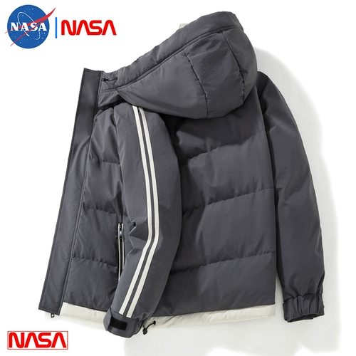 Зимний удерживающий тепло трендовый пуховик для отдыха, куртка с капюшоном