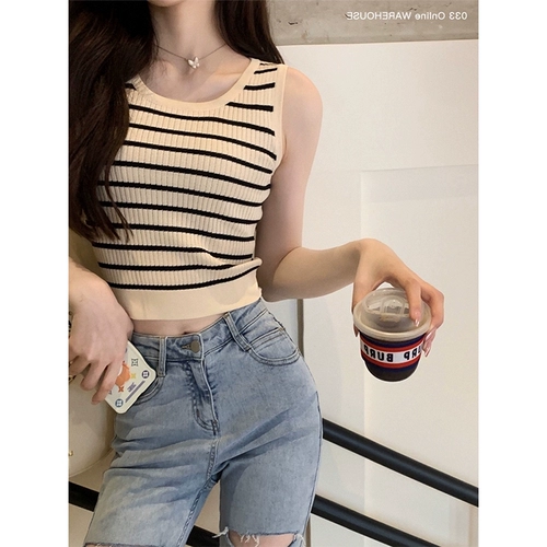 Весенняя осенняя модная базовая майка топ, в западном стиле