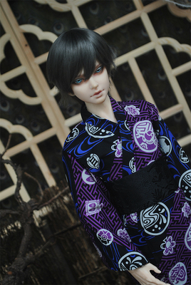 taobao agent ▼ Dead ▼ Japanese -style yukata single -piece pajamas 3 -point BJD baby clothes Zhuang Uncle Zhuang Six points and wind