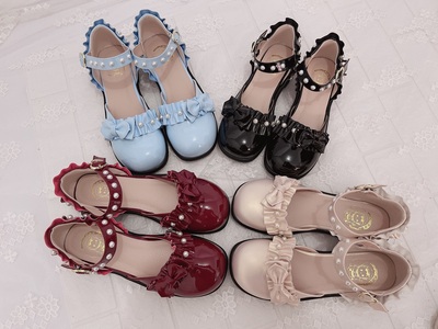 taobao agent Lolita Lolita Mary Zhen's small leather shoe round -headed original sandals random and do not support retreat
