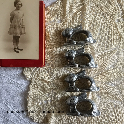 Антикварный кролик, бумажные салфетки, Индия