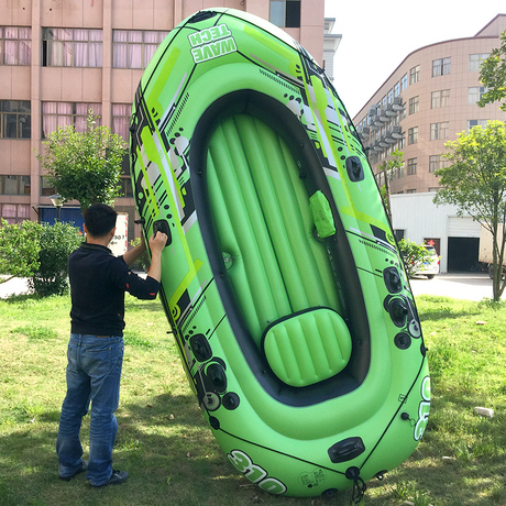 橡皮艇加厚 充气船 钓鱼船皮划艇冲锋舟双人耐磨捕鱼船气垫船游艇