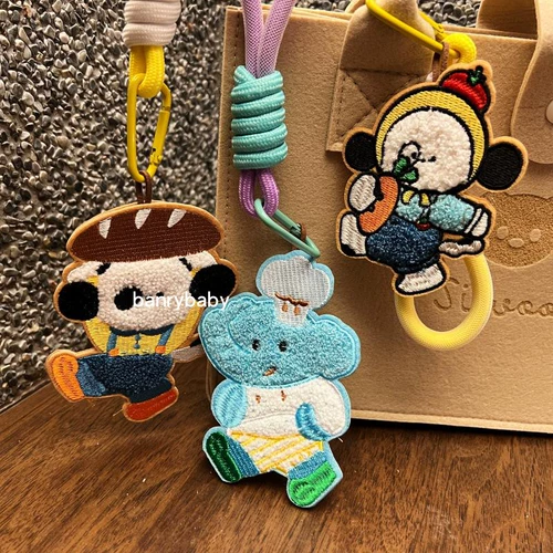 Мультяшная подвеска, брелок, с вышивкой, подарок на день рождения