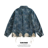 Весенняя джинсовая мужская сексуальная куртка