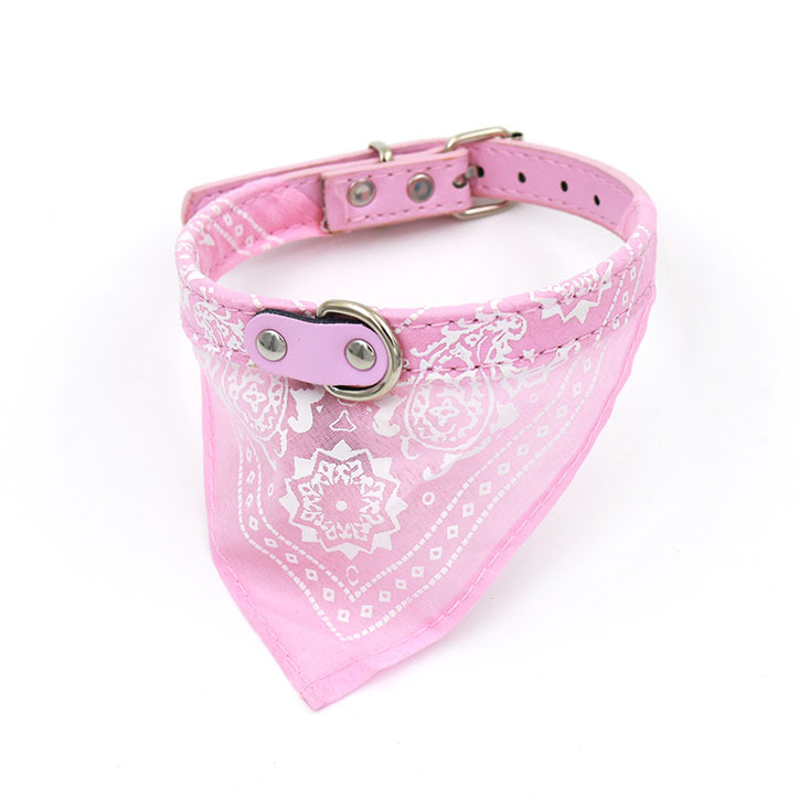 Pink Triangle Towelpuppy Dog collar poodle Pomeranian Bichon    Pet Supplies & Pet Wool bow Collar   Miniature dog Neck cover