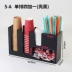 Paper Butler Acrylic Coffee Cup Cup Chủ Sữa Trà Cup Lưu trữ Giá Takeout Cup Storage Rack Giá dùng một lần Cup Chủ - Cà phê