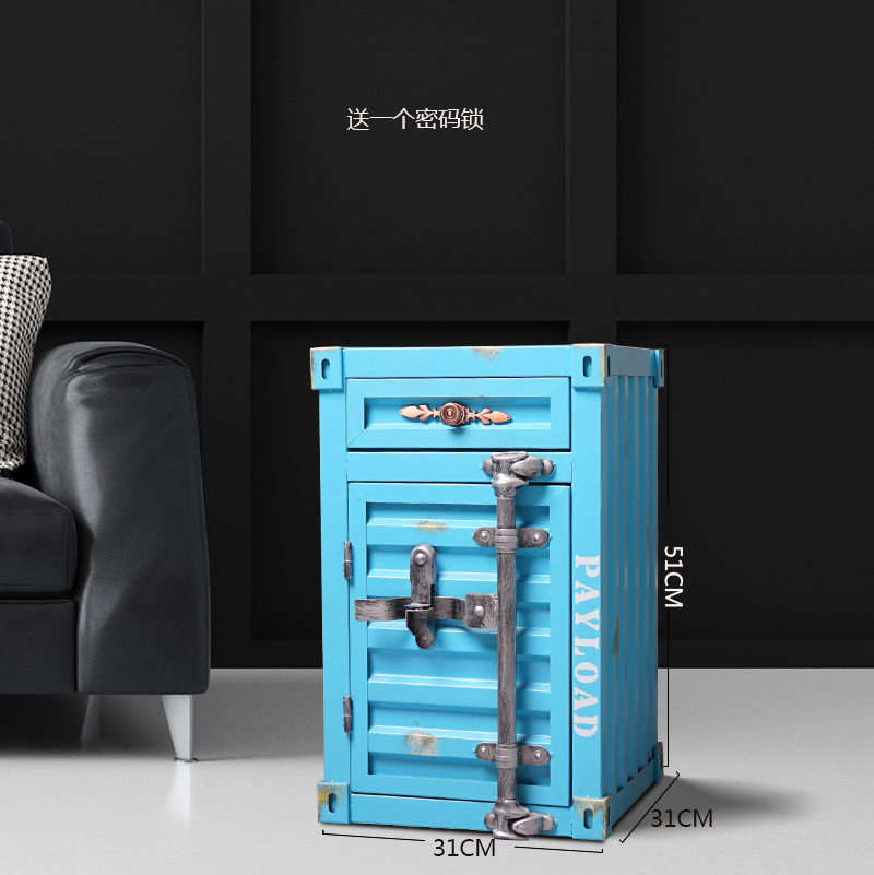 blue-single-door-upper-drawer