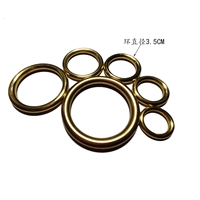 Латунное кольцо, диаметр 3.5мм, 3.5см