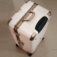 Белый с золотой матовой алюминиевой рамой интенсивной модель