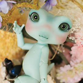 taobao agent Pipos Aroha (MINT) Frog 12 -point doll group ring rings of fruit juice closed warehouse