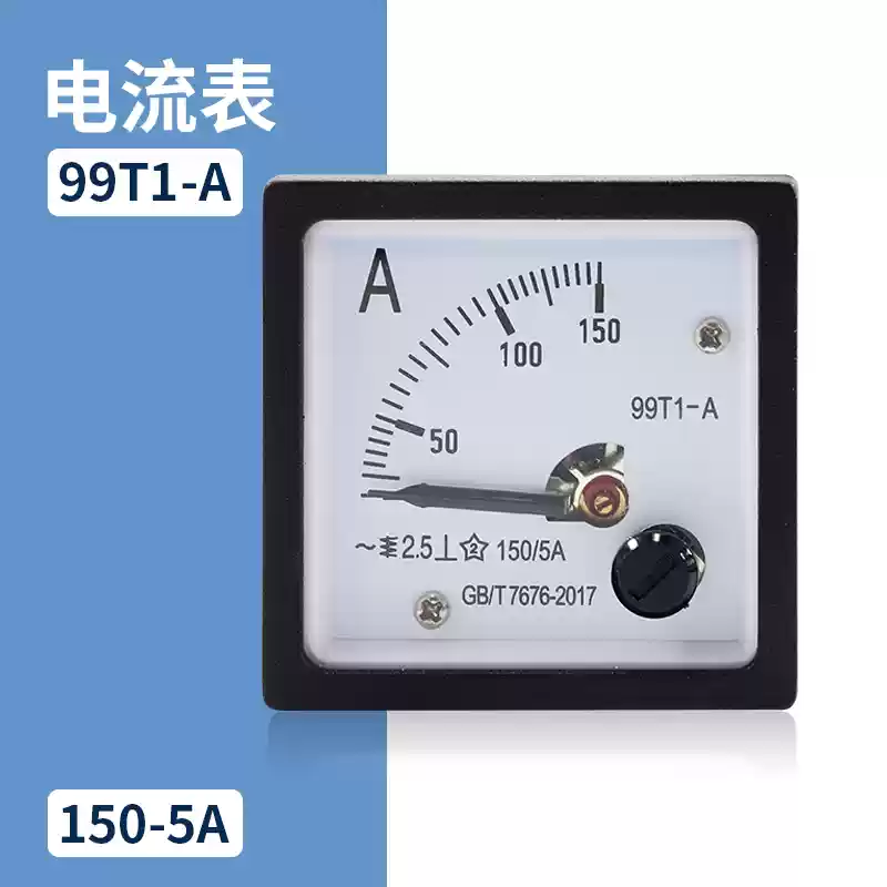 99T1 Ampe kế con trỏ AC Vôn kế cơ khí chính xác cao đầu đồng hồ biến áp 48m450v250v