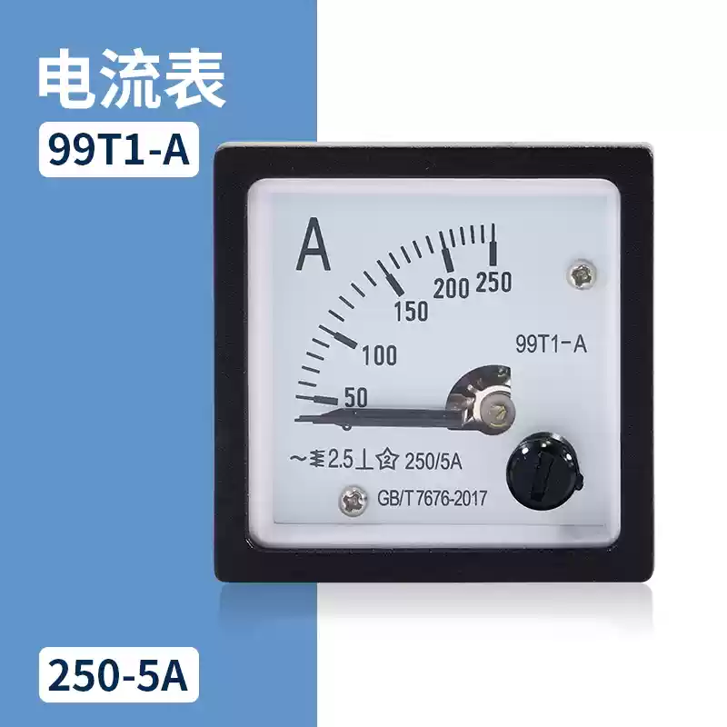 99T1 Ampe kế con trỏ AC Vôn kế cơ khí chính xác cao đầu đồng hồ biến áp 48m450v250v