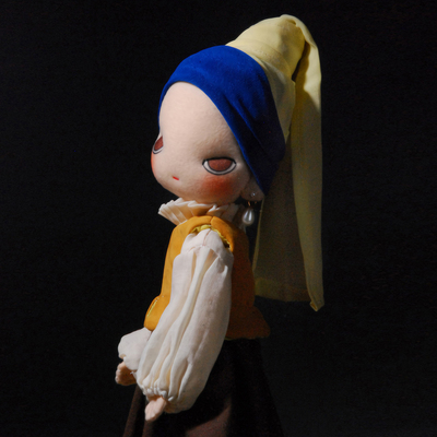 taobao agent LEEDOLL handmade doll DIY material package pearl girl wool felt hand sewing doll self -sewing handmade