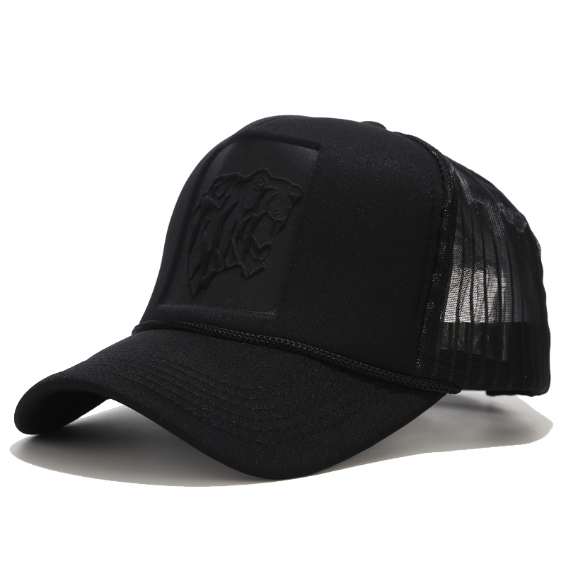 Li Yaoyang Tiger Head-Four Seasons Grid Style Black