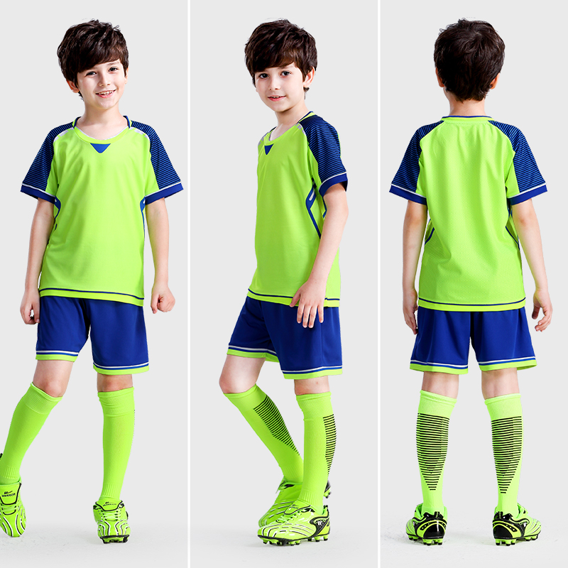 Children's football clothing suits sports elementary school football clothing training clothing boys and girls custom printed team jerseys