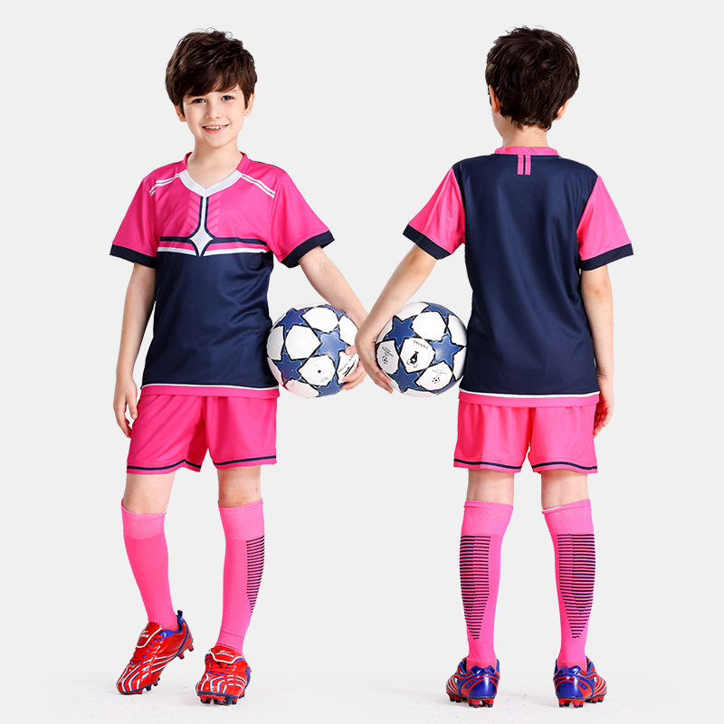 Children's football clothing suits sports elementary school football clothing training clothing boys and girls custom printed team jerseys