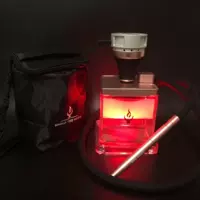 Розовое золото+дымовая горшка+углеродная ноль -лампа сумка