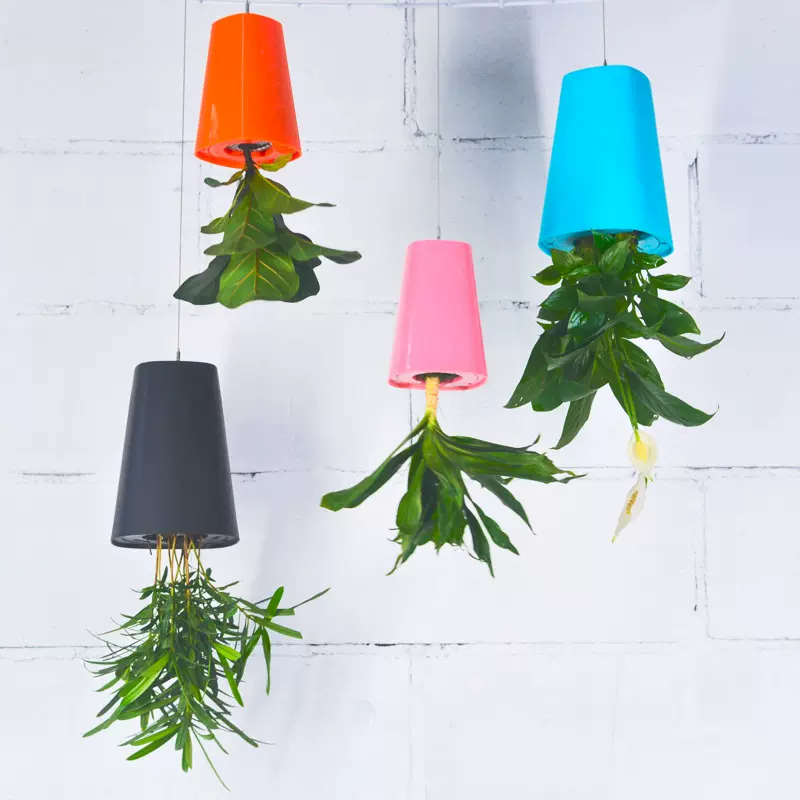 简绿立体组合植物墙花盆专用排水槽室内外绿植背景墙引流卡槽水槽