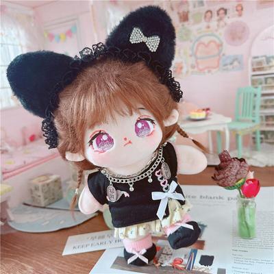 taobao agent Cotton doll 20cm centimeter baby clothes star dolls normal body fat body naked baby tied guard skirt