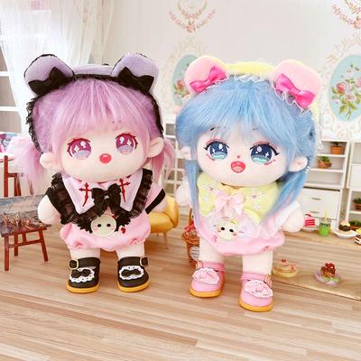 taobao agent Cotton doll 20cm centimeters baby clothes star doll normal body fat body nude baby cute lace jacket