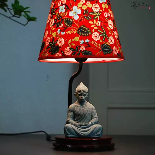 Настольная лампа, украшение, ретро фонарь для кровати, китайский стиль