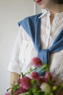 taobao agent Retro elegant cardigan, woolen shawl, autumn, UV protection
