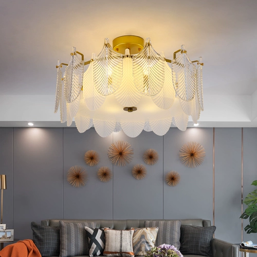 Потолочный светильник для спальни, современный и минималистичный скандинавский кварц для гостиной, легкий роскошный стиль