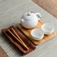 Dingyao Baixi Shi Pot, горшок, две чашки+чайные полотенца и чайные зажимы маленькие тарелки