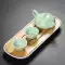 bộ ấm trà hoa sen Một bộ hoàn chỉnh của bộ trà nhỏ kung fu dành cho gia đình đơn giản, hiện đại, phong cách Nhật Bản, phòng khách sạn, tách trà ký túc xá bộ ấm chén tử sa bát tràng ấm samovar Ấm trà - Bộ ấm trà