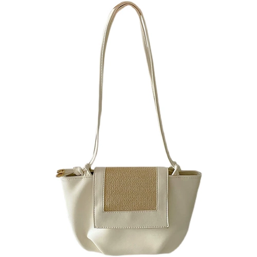 清仓~包包女夏网红新款潮时尚斜挎包饺子草编包ins单肩斜跨小包潮