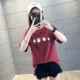 Phụ nữ áo thun ngắn tay 2021 quần áo mới mùa hè của phụ nữ hợp thời trang trong sinh viên Hàn Quốc quần áo nửa tay màu vàng lỏng lẻo - Áo phông