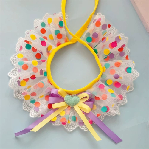 Милый слюнявчик, нагрудник с бантиком, шарф, чокер, аксессуар