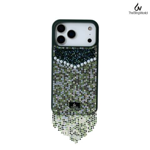 The Bling World Rhinestone Fringe iPhone Case for iPhone 17, iPhone 17 Pro and iPhone 17 Pro Max