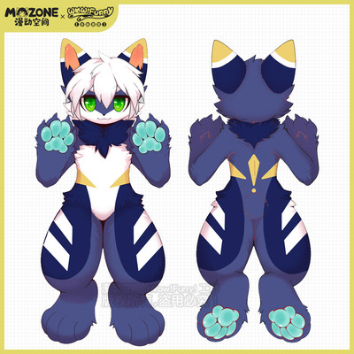 taobao agent Man -spatial original Furry Beast Snow Snow Wolf Poon Fursuit Full Packing Half -Personal Custom Matter